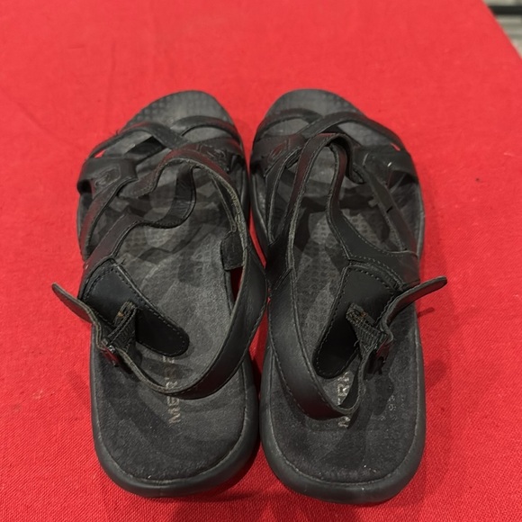 Merrell Black Sandals Durable Comfort Hiking - Picture 2 of 4